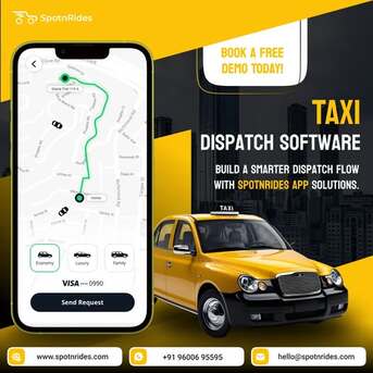Algiers, Software, DZD 2999,  Simplify Your Taxi Business With SpotnRides Dispatch Software