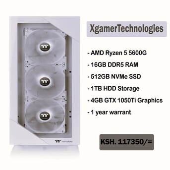 Nairobi, Electronics, KES 117350,  AMD Ryzen 5600G Custom Made Mid Tower Desktop