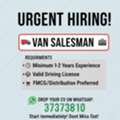VAN SALES MAN