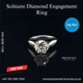 GBP 9750,  Buy Stunning Platinum Solitaire Diamond Engagement Ring Online UK