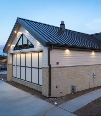 New York, Construction, Gutter Installation In Lake Hallie