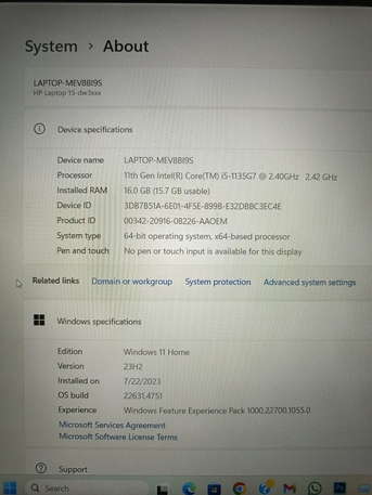 Jubail, Computers, SAR 1499,  HP Laptop 15-dw3389ne &ndash; For Sale (Saudi Arabia ????????)
