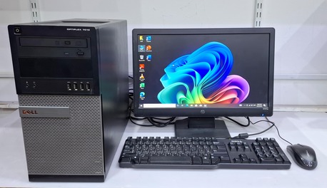 Manama, Computers, BHD 45,  DELL Core I5 Computer Set 19" HD Monitor 8GB Ram + 256GB SSD Ready To Use OS 10 Pro