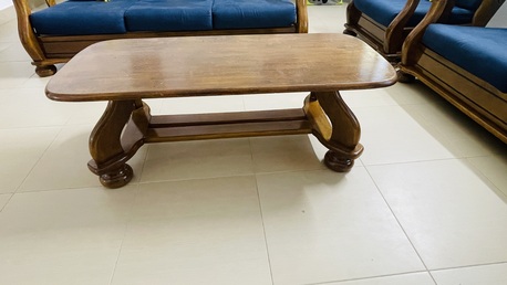 Manama, Furniture, BHD 75,  Wooden Sofa Set. 6 Seater With Center Table