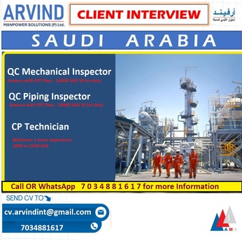 Riyadh, Jobs, QC Inspector