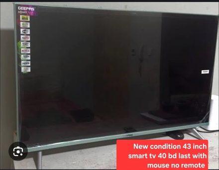 Manama, Electronics, BHD 40,  Geepas 43 Inch Smart Tv Only Use Six Month 40 Bd Last