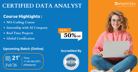 Kolkata, Lessons Offered, DataMites Data Analyst Offline Coaching In Kolkata