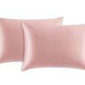 INR 7499,  Buy Pale Pink Silk Pillowcases Set Of 2 Online