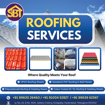 Hyderabad, Business, UPVC Tile Roofing Sheets In Kompally
