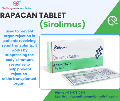New York, Health, Rapacan Tablet (Sirolimus)|Sirolimus Price & Cost | Best Rapamune Price Alternative