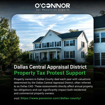 Dallas, Real Estate, Dallas Central Appraisal District Property Tax Protest Support