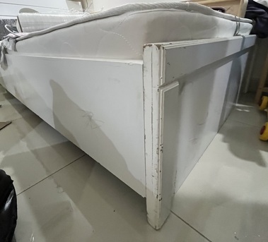 Riyadh, Furniture, SAR 230,  Urgent Selling Single Bed With Mattress 120 X 200