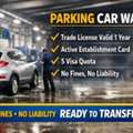 Active Parking Car Wash Business Trade License Available