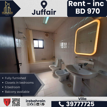 Juffair, Villas, BHD 970,  Fully Furnished Luxurious Compound Villa For Rent &ndash; Juffair