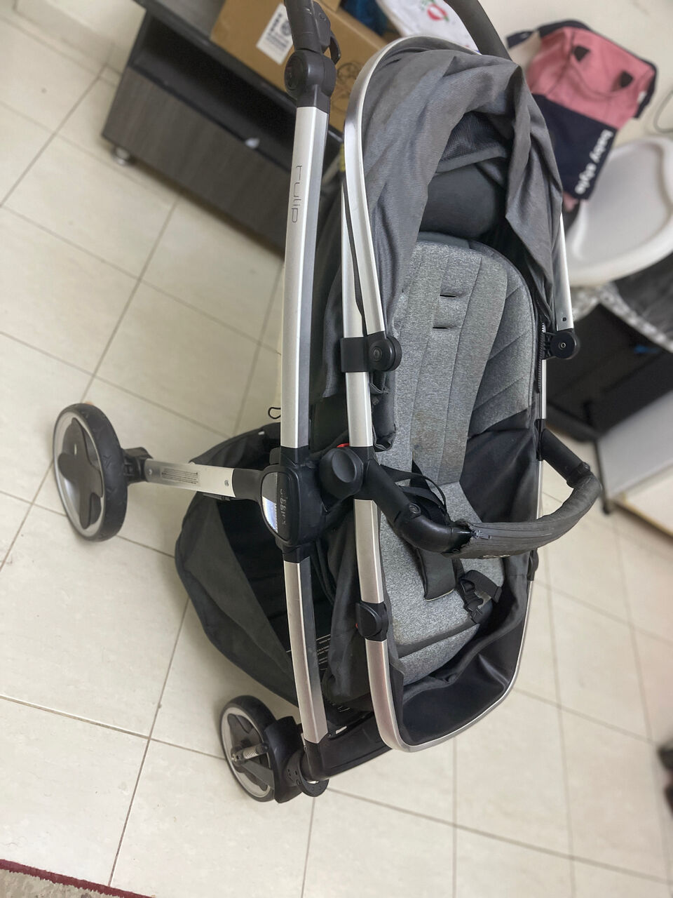 Khobar, Baby & Kid Stuff, SAR 650,  Urgent Sale Giggles Baby Stoller & Baby Car Seat Air Protected Very Neat Condtion