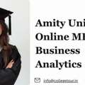Amity University Online MBA In Business Analytics