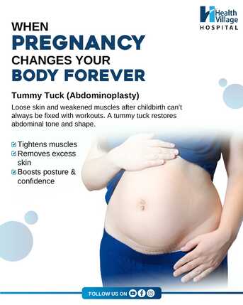 Mumbai, Health, Pregnancy Changes & Tummy Tuck | Health Village Hospital