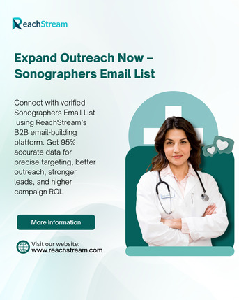 New York, Marketing, Boost ROI Now | 100% Opt-In Sonographers Email List