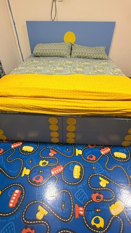 Khobar, Furniture, SAR 2000,  I Am Selling A Bed With Mattress And Cupboard Set In Excellent (mint) Condition. Very Clea