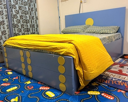 Khobar, Furniture, SAR 2000,  I Am Selling A Bed With Mattress And Cupboard Set In Excellent (mint) Condition. Very Clea