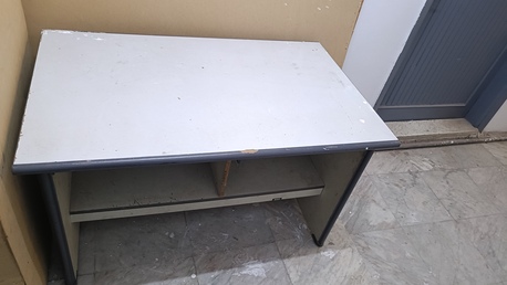 Al Malaz, Furniture, URGENT SALE - Used Furniture (Wooden Wardrobe, Office Table, L - Corner Shelf)