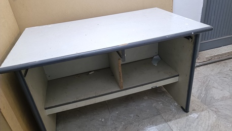 Al Malaz, Furniture, URGENT SALE - Used Furniture (Wooden Wardrobe, Office Table, L - Corner Shelf)