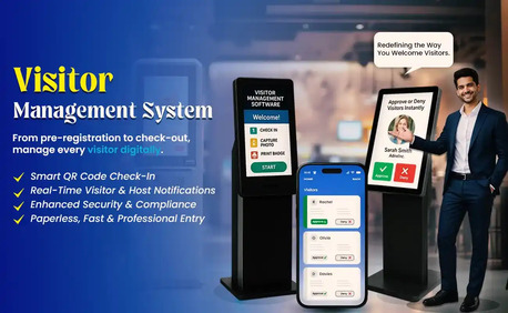Noida, Software Development, Smart Visitor Management System | Advanced Visitor Management Software