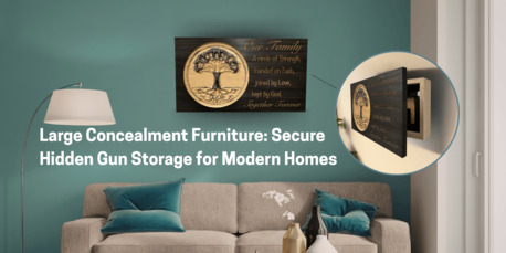 New York, Furniture, Large Concealment Furniture: Secure Hidden Gun Storage For Modern Homes