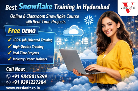 Hyderabad, Training, Best Snowflake Training In Hyderabad | Online & Classroom Snowflake Course With Real-Time