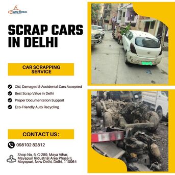 New Delhi, Automotive, Scrap Cars In Delhi