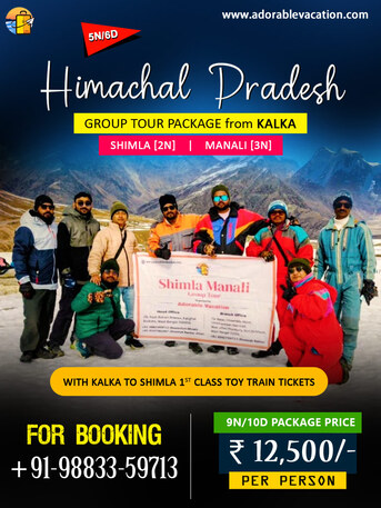 Kolkata, Travel, Shimla Manali Group Package Tour From Kalka