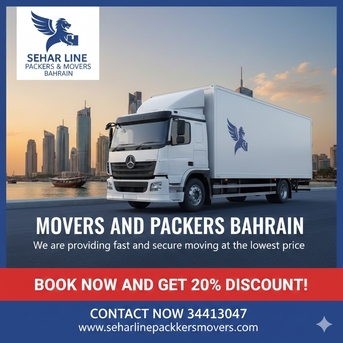 Manama, Labor/Moving, Seharline Packers And Movers Providing All Moving Facility House Moving Villa Furniture