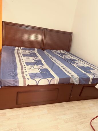 Al Khobar Al Shamalia, Household Items, SAR 500,  Bed & Mattress For Sale (Queen & Single Bed Set )