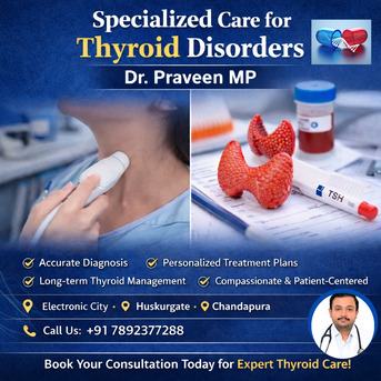 Bangalore, Health, 🦋 Specialized Care For Thyroid Disorders &ndash; Dr. Praveen MP