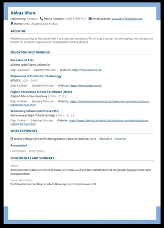 Riyadh, Job Seekers, Data Entry Operator