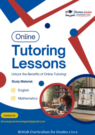 Dhahran, Lessons Offered, UK Curriculum English & Math Tutor For Grades 1&ndash;6