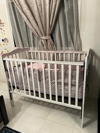 Al Thuqbah, Baby & Kid Stuff, SAR 100,  Baby Cot With Cot Bumper Set