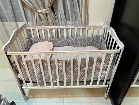 Al Thuqbah, Baby & Kid Stuff, SAR 100,  Baby Cot With Cot Bumper Set