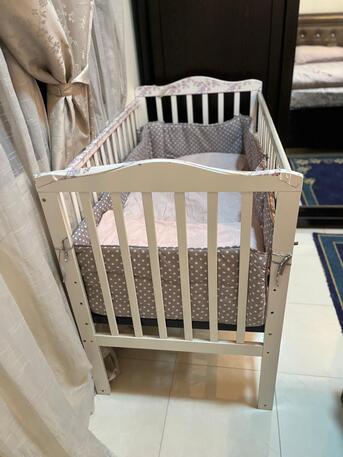 Al Thuqbah, Baby & Kid Stuff, SAR 100,  Baby Cot With Cot Bumper Set