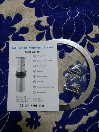 Umm Al Hamam, Electronics, SAR 100,  Au Plug Three-Position High Level WiFi Smart Motorized Kitchen Bluetooth Socket With USB-C