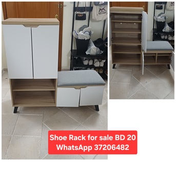 Manama, Furniture, BHD 20,  ✅️Shoe Rack For Sale In Good Condition With Delivery