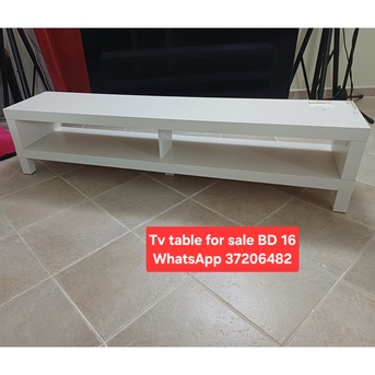 Manama, Furniture, BHD 16,  ✅️ Tv Table For Sale In Good Condition With Delivery