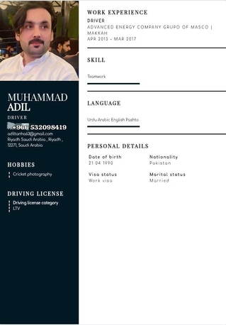 Riyadh, Job Seekers, Driver