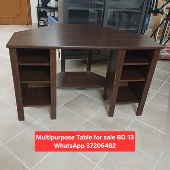 Manama, Furniture, BHD 13,  ✅️ Multipurpose Table For Sale In Good Condition With Delivery