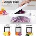 AUD 24,  8 Blade All-in-1 Vegetable Chopper Mandoline Slicer With Container, Food Chopper, Onion Ch