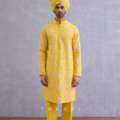 Haldi Edit &ndash; Designer Kurta For Men & Men Traditional Wear