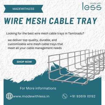 Coimbatore, Electronics, INR 300,  Premium Finish Wire Mesh Cable Tray Manufacturer &ndash; LessWireForms