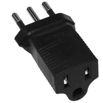 New York, Electronics, USD 4,  USA NEMA 5-15R To Italy CEI 23-16 Power Plug Adapter
