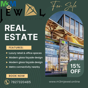 Gurgaon, Offices, Discover M3M Jewel Mg Road Gurgaon Retail Shops For Smart Investment