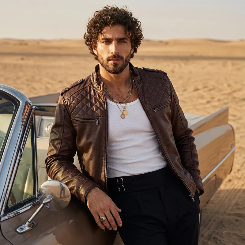 New Delhi, Clothing & Accessories, INR 24999,  Classic Black Leather Jacket Styles For Men